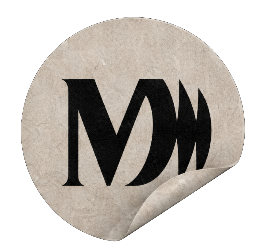 Mulsh monogram sticker